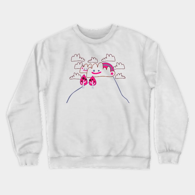 The Happy Forest Crewneck Sweatshirt by littleoddforest